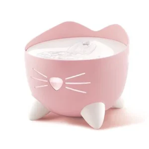 Catit PIXI -vesiautomaatti, vaaleanpunainen vesiautomaatti 2,5 l
