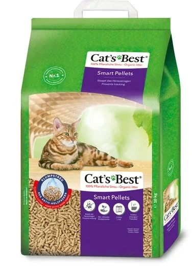 Cat´s Best Smart Pellet kissanhiekka 10kg / 20L paakkuuntuva
