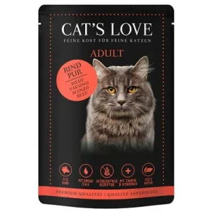 Cat's Love -säästöpakkaus 24 x 85 g nauta