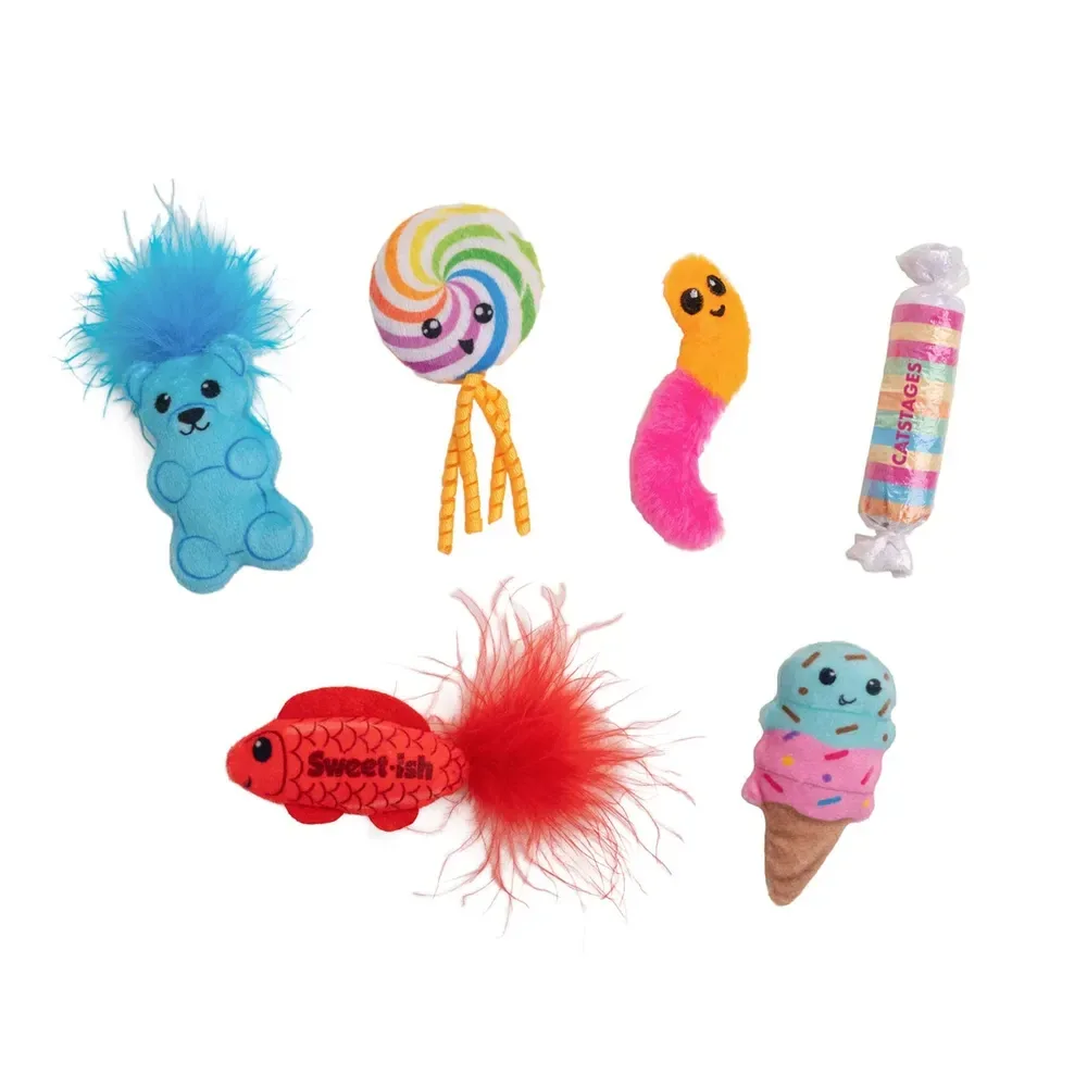 Catstages Kitty Sweet Treats 6-pack Kissanlelukokoelma
