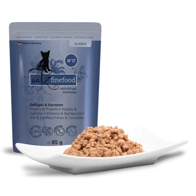 Catz Finefood no17 Siipikarja&Katkarapu 85g