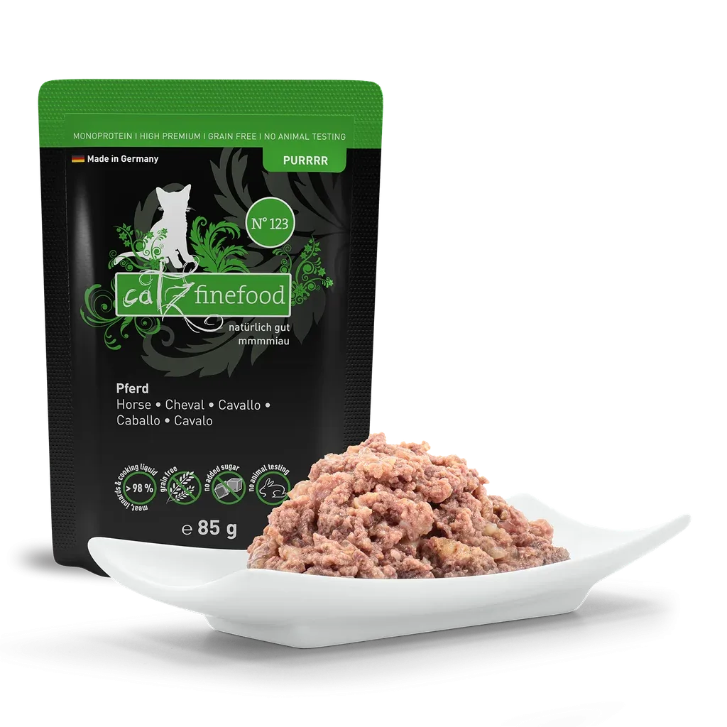Catz finefood Purrrr N°123 hevonen 85g