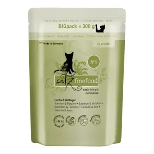 catz finefood -säästöpakkaus 24 x 300 g lohi & siipikarja