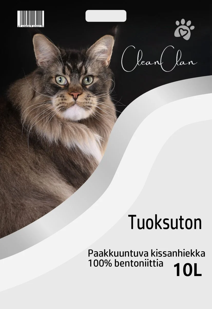 Clean Clan tuoksuton kissanhiekka 3ps
