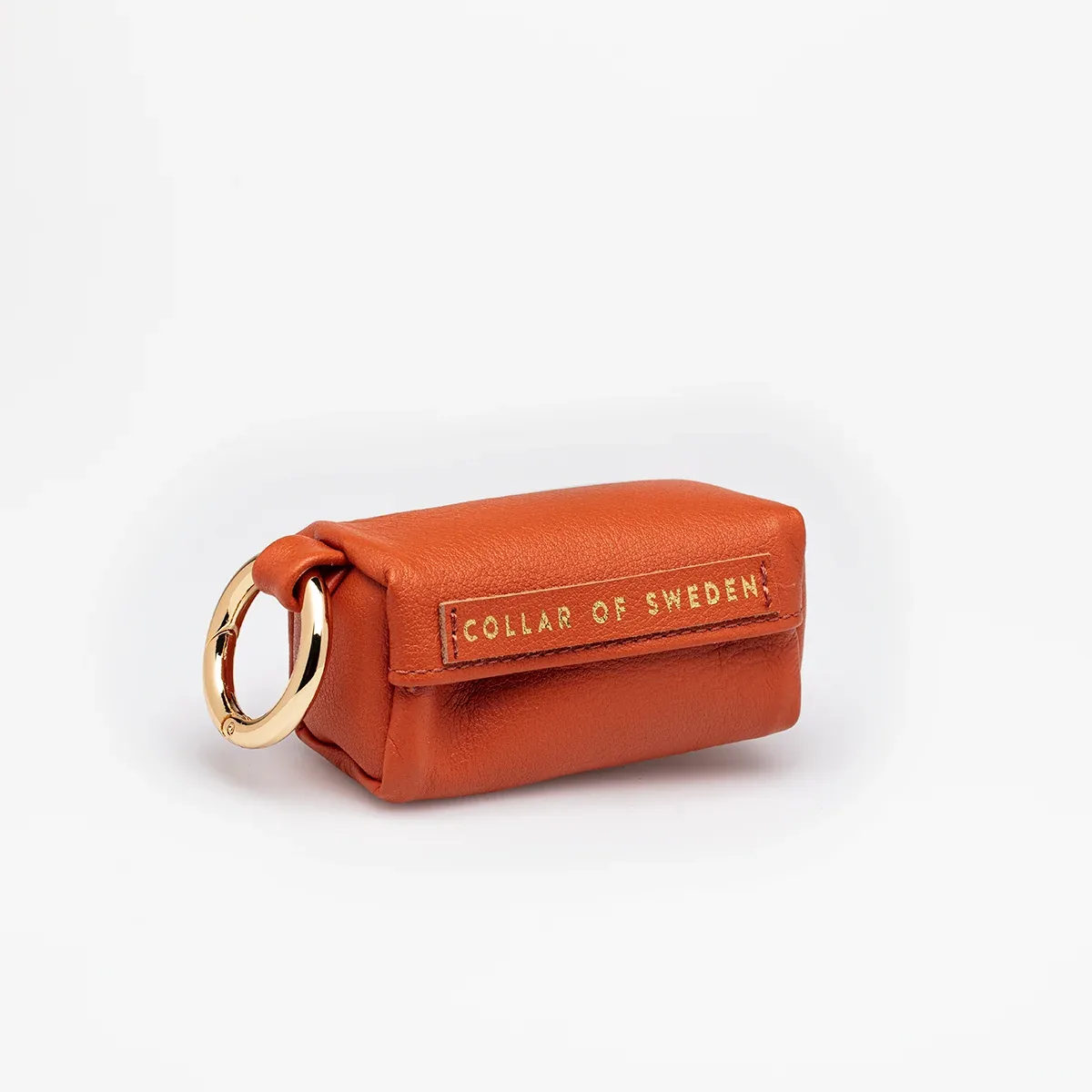 Cognac Poop Bag Holder