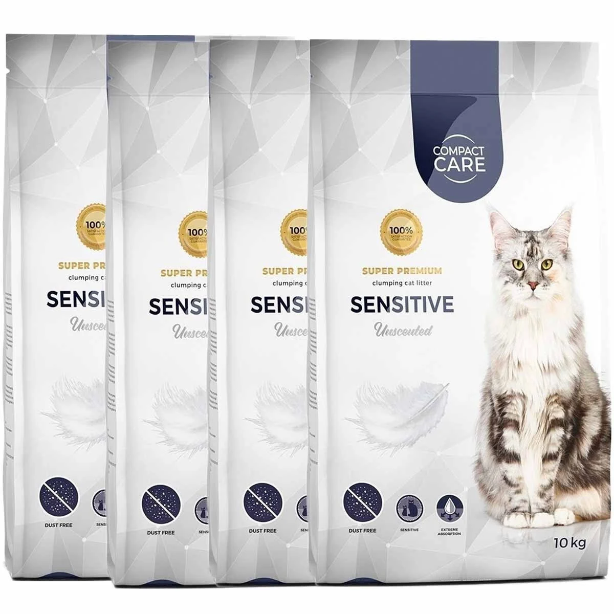 Compact Care Sensitive 4 x 10kg