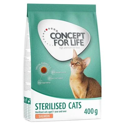 Concept for Life Sterilised Cats lohi 400 g