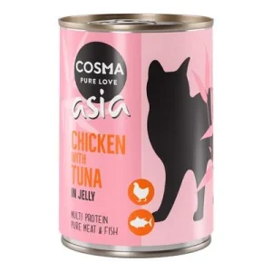 Cosma Asia hyytelössä 6 x 400 g kana & tonnikala