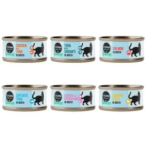 Cosma Nature -säästöpakkaus 24 x 70 g lajitelma I (6 makua)