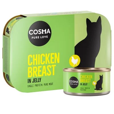 Cosma Original hyytelössä -säästöpakkaus 24 x 170 g kana
