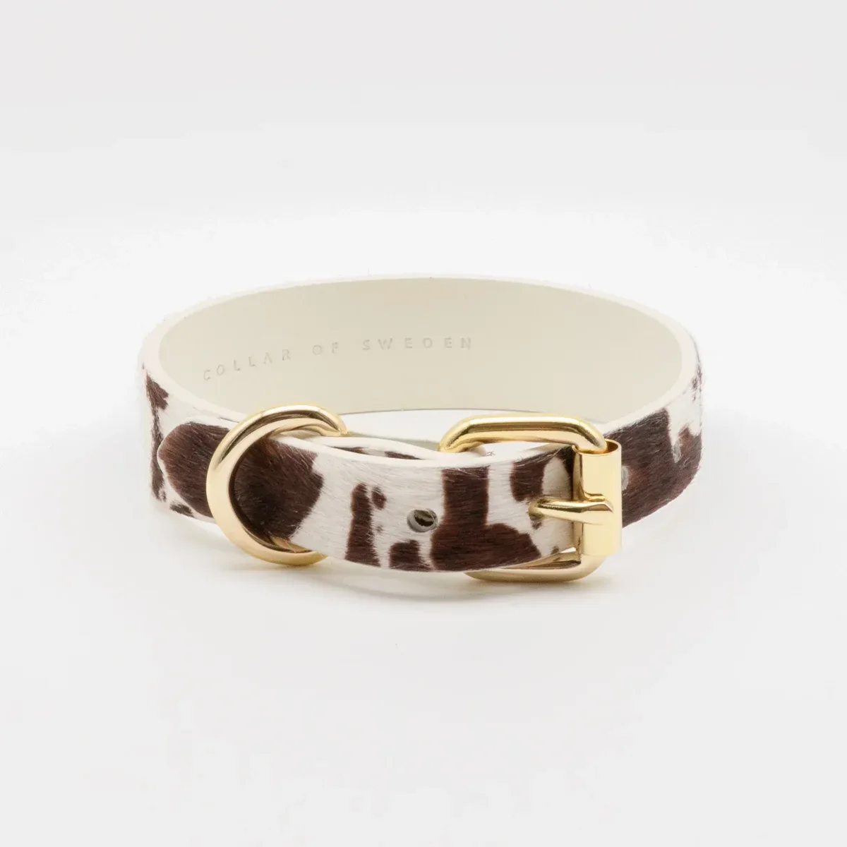 Cow Dog Collar Thin