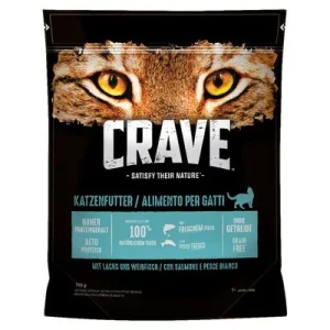 Crave Adult lohi & vaalea kala 750 g