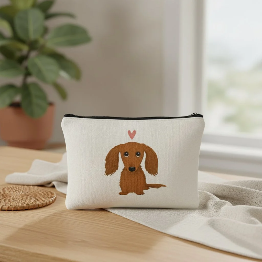 Dachshund-meikkipussi