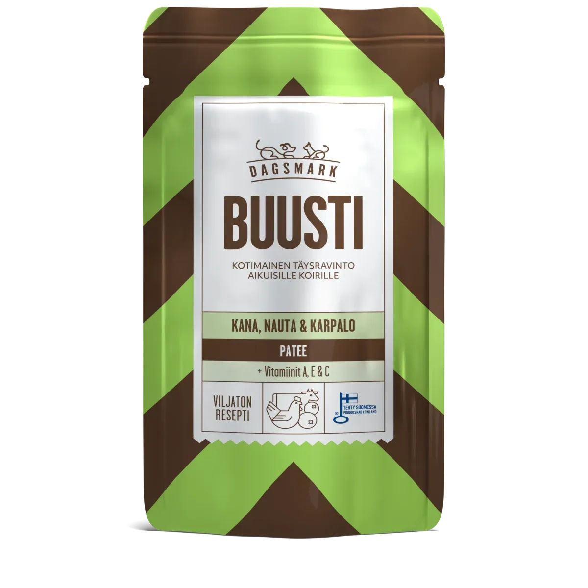 Dagsmark BUUSTI kana-nauta-karpalo patee koiralle