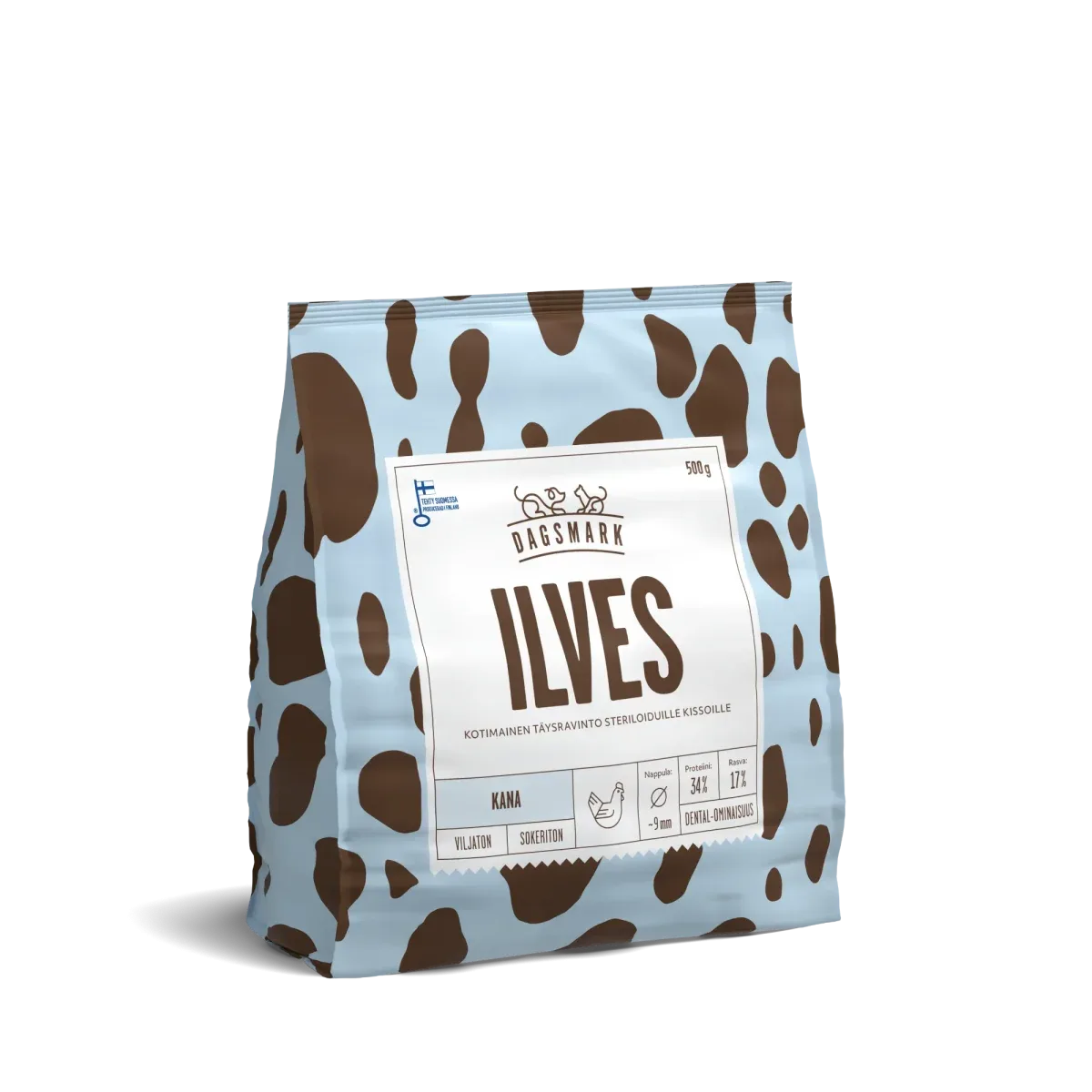 Dagsmark ILVES kana kissan kuivaruoka 500 g