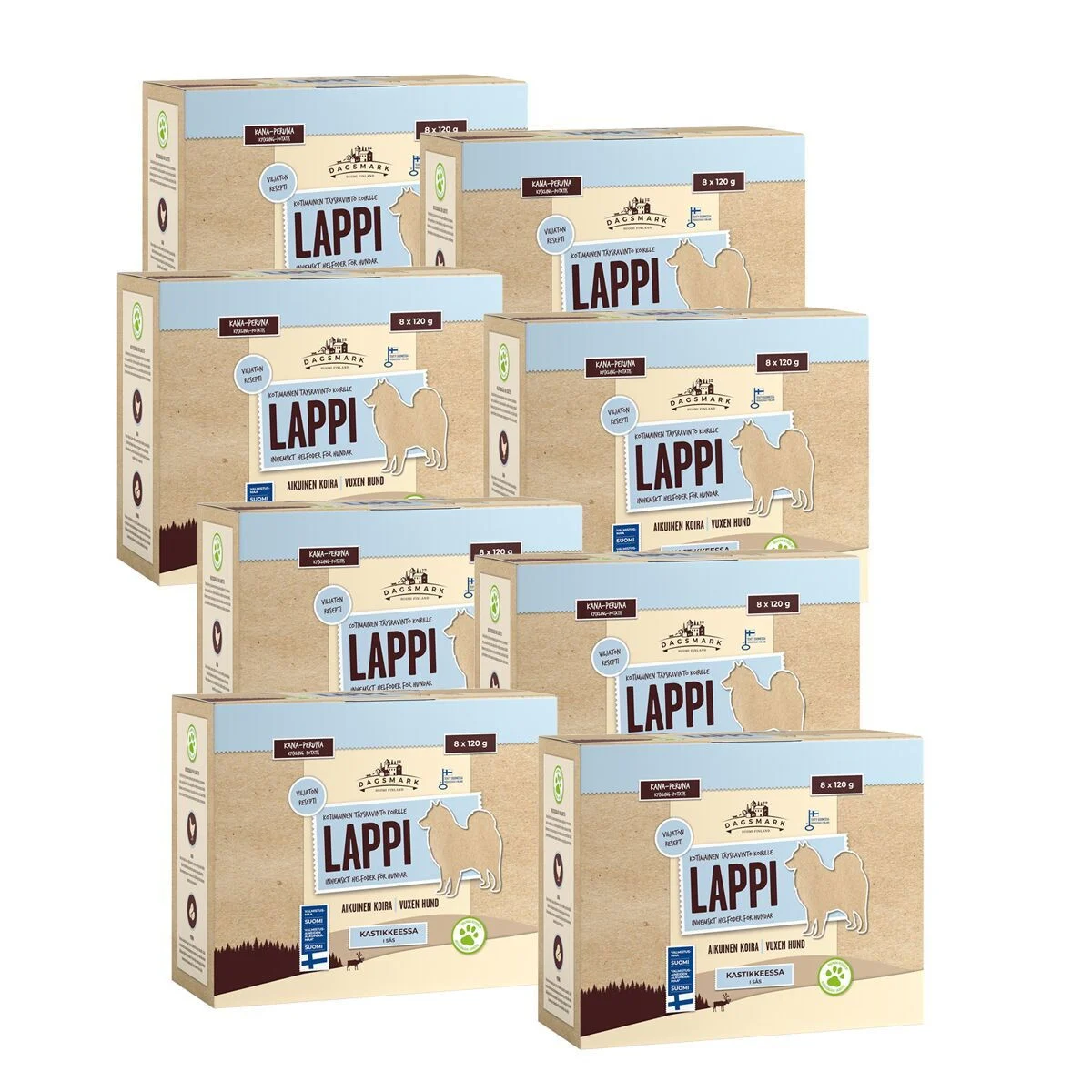 Dagsmark Lappi kana-peruna 64 x 120g