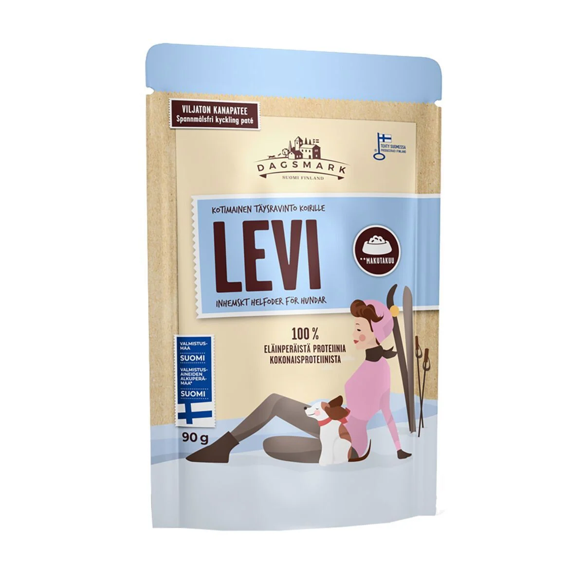 Dagsmark Levi viljaton kanapatee 90 g