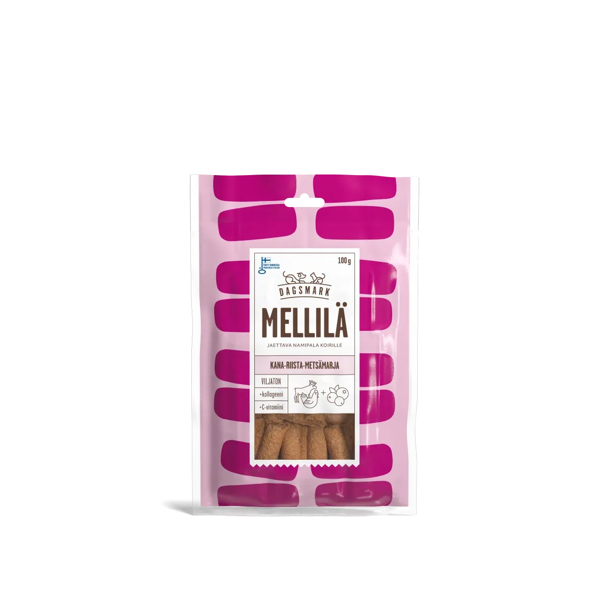 Dagsmark MELLILÄ kana-riista-metsämarja koirannamit 100 g