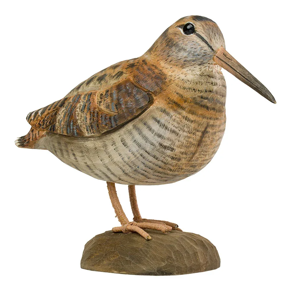 Decobird lehtokurppa puinen koristelintu