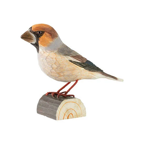 Decobird Nokkavarpunen puinen koristelintu - Image 2