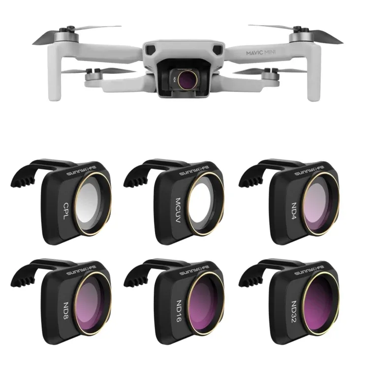 DJI Mavic Mini / Mini 2 Filtterit 6 Kpl