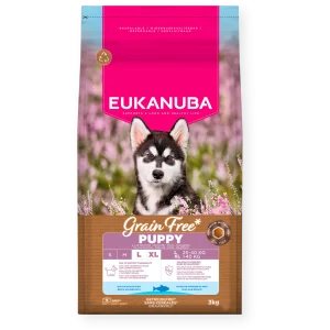 Dog Grain Free Puppy & Junior Large Ocean Fish 3kg