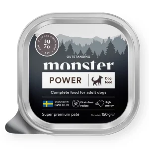 Dog Power Pat茅 Tray Koiran M盲rk盲ruoka 150g
