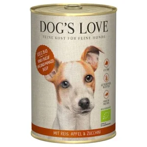 Dog´s Love luomu -säästöpakkaus 24 x 400 g luomunauta