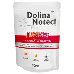 Dolina Noteci Junior Megapack 20 x 300 g Runsaasti naudanlihan sydäntä