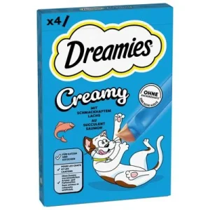 Dreamies Creamy Snacks lohi (4 x 10 g)