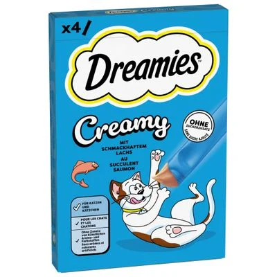 Dreamies Creamy Snacks lohi (4 x 10 g)