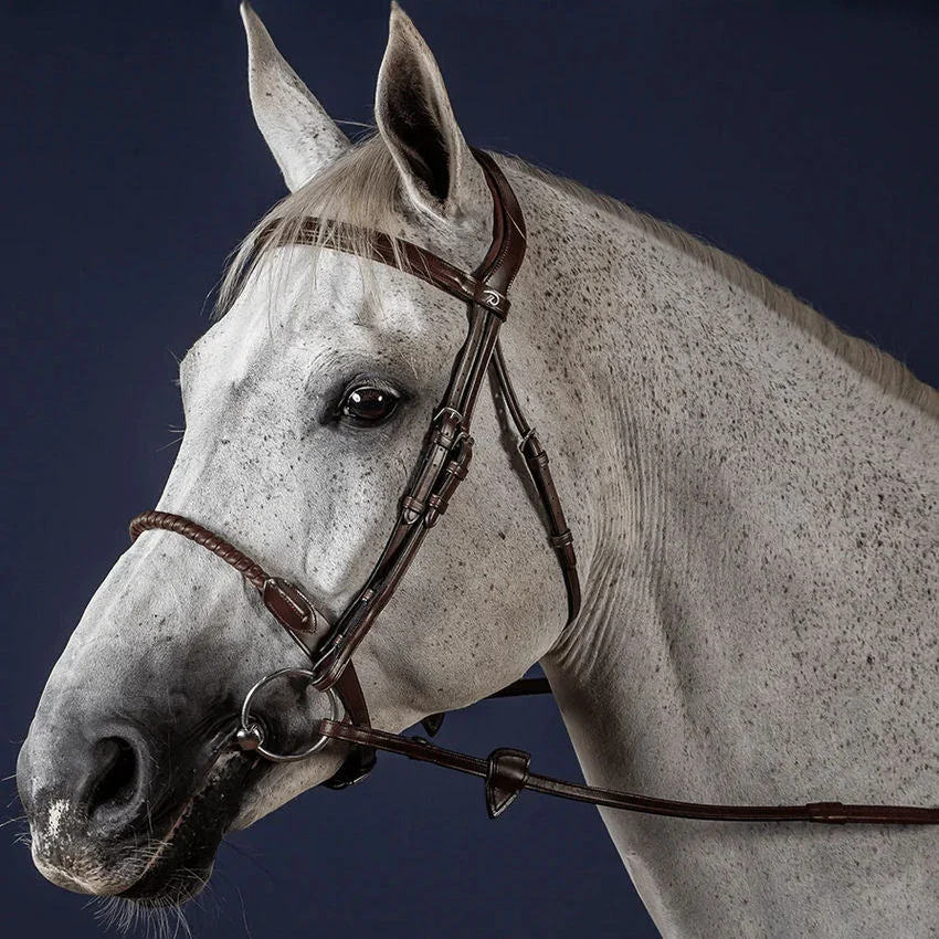 Dyón Leather Covered Rope Noseband Suitset - Image 2