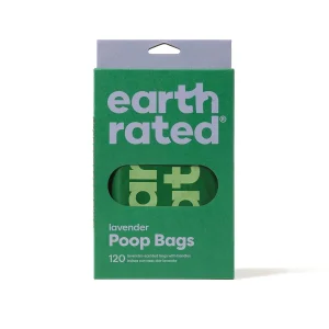 Earth Rated kakkapussi kahvoilla PCR-muovia 120 kpl, laventeli