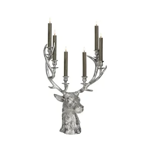 EDZARD Hirsch Richard -kynttilänjalka 6 kynttilälle – 65 cm
