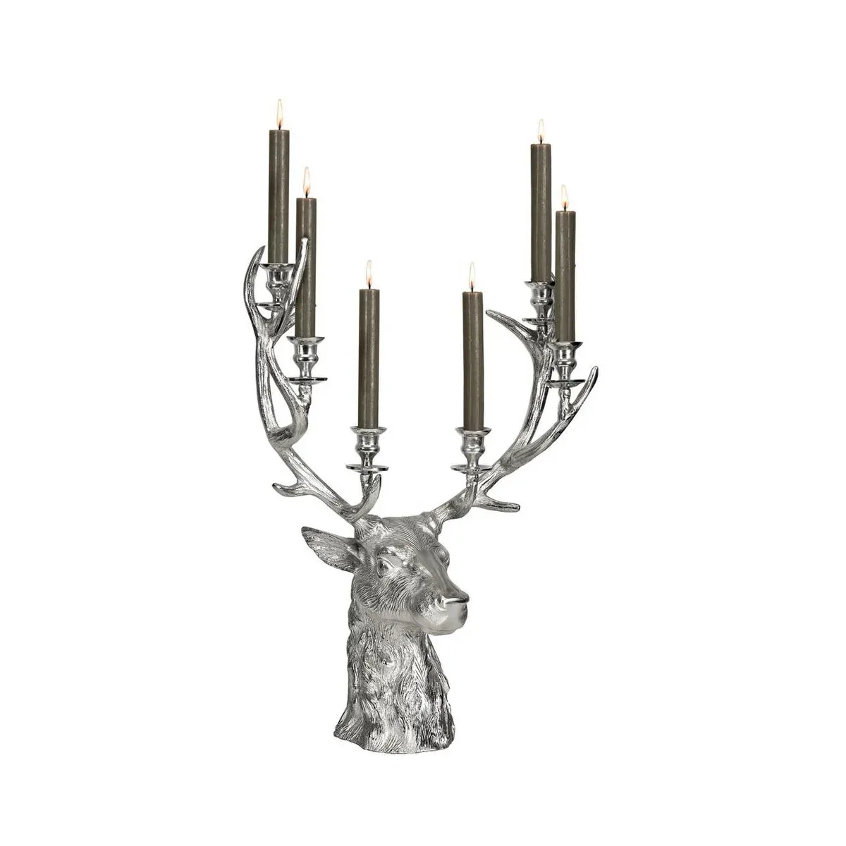EDZARD Hirsch Richard -kynttilänjalka 6 kynttilälle – 65 cm