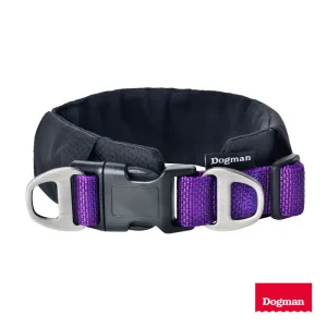 Emmi pehmustettu kaulapanta, musta / violetti