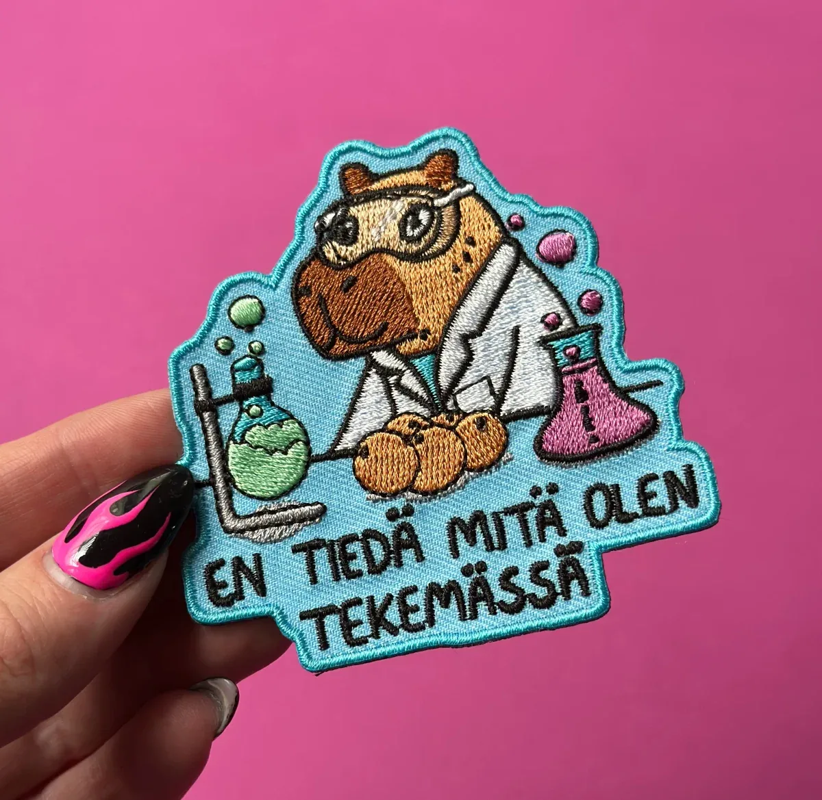 En tiedä mitä olen tekemässä – Kangasmerkki