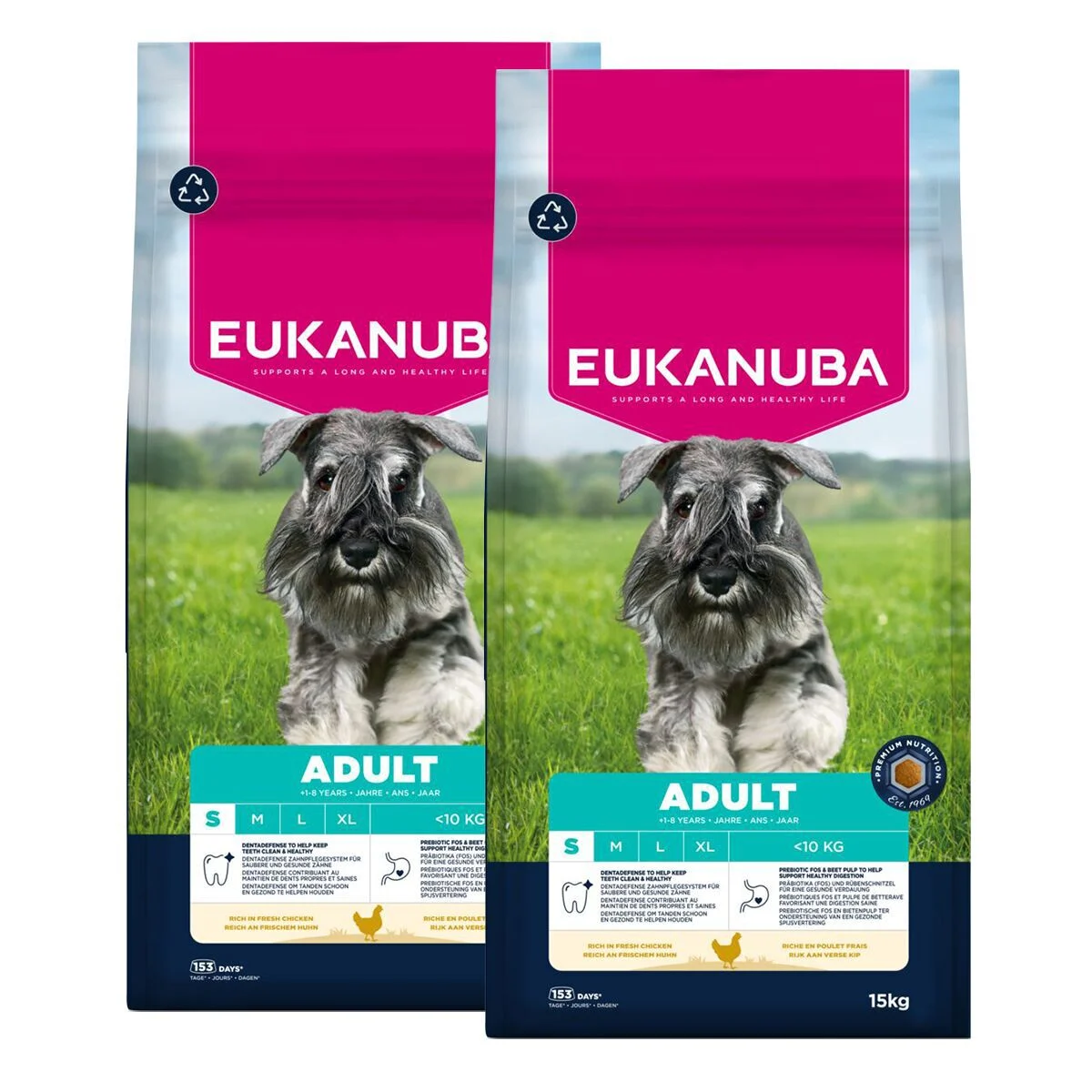 Eukanuba Dog Adult Small 2 x 15kg