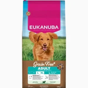 Eukanuba Grain Free Adult Large & Giant karitsa 12 kg