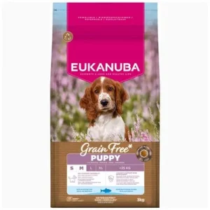 Eukanuba Grain Free Puppy Small & Medium Breed merikala 3 kg