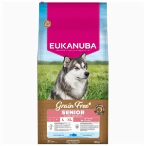 Eukanuba Grain Free Senior Large & Giant merikala 12 kg