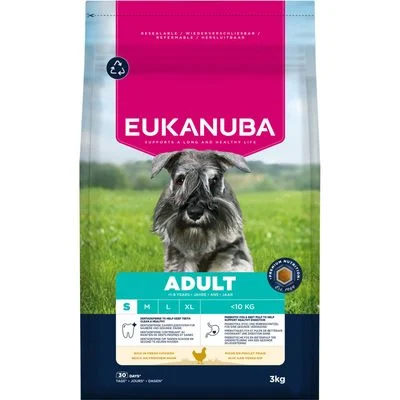 Eukanuba Premium Nutrition Adult Small Breed kana 3 kg