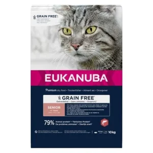 Eukanuba Senior Grain Free runsaasti lohta 2 kg