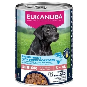 Eukanuba Senior taimen ja bataatti 6 x 400 g
