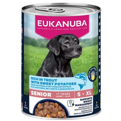 Eukanuba Senior taimen ja bataatti 6 x 400 g