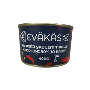 EVÄKÄS Järvikalasäilyke kirjolohi-kaura 400 g