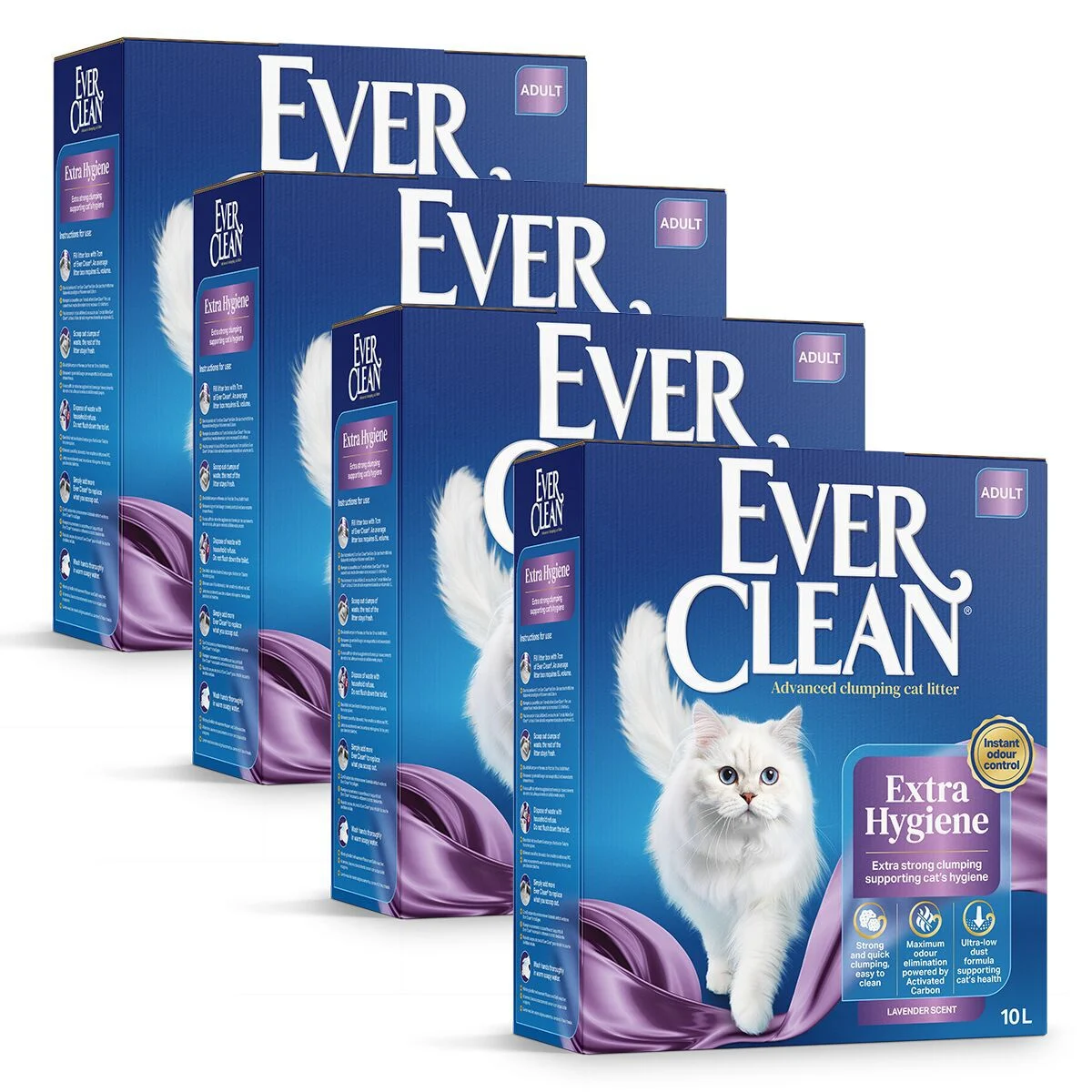 Ever Clean Extra Hygiene Lavender 4 x 10L