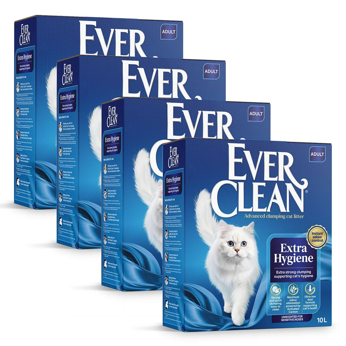 Ever Clean Extra Strong Unscented 4 x 10L