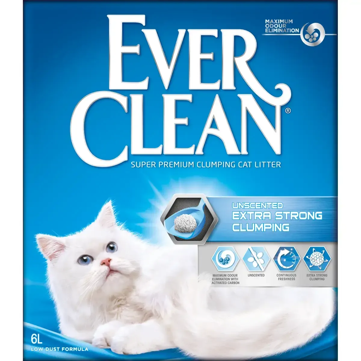 Ever Clean kissanhiekka Extra Strong Unscented