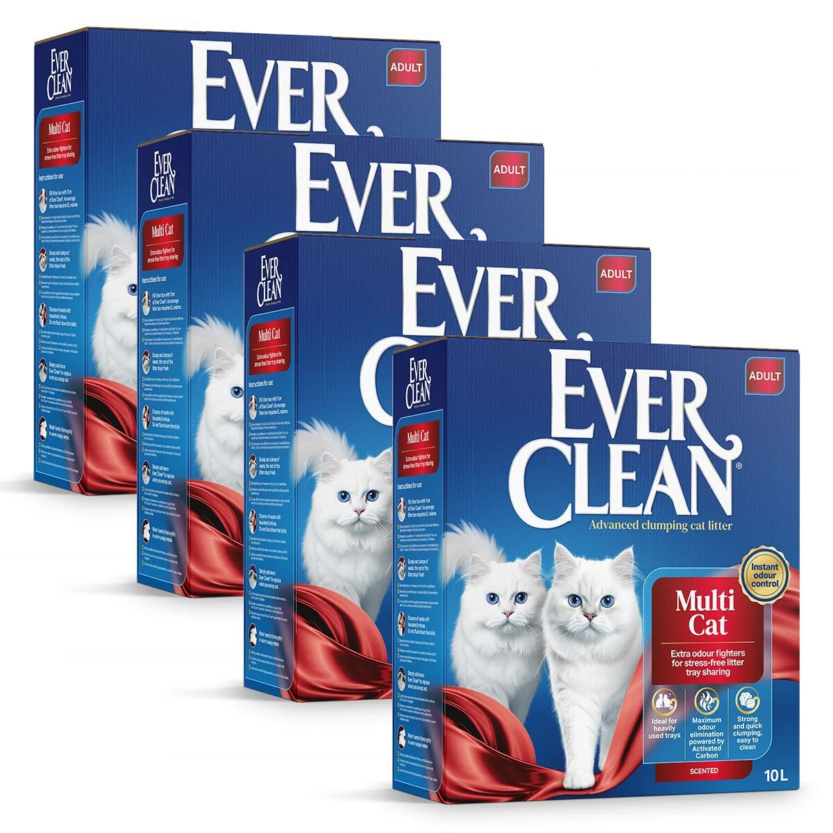 Ever Clean Multi Cat 4 x 10 L